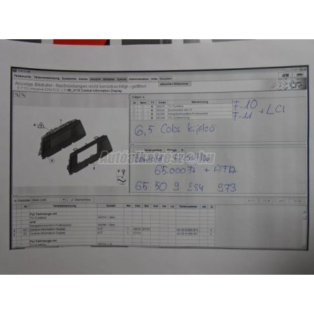 Fedélzeti monitor - bmw 5-ös sorozat