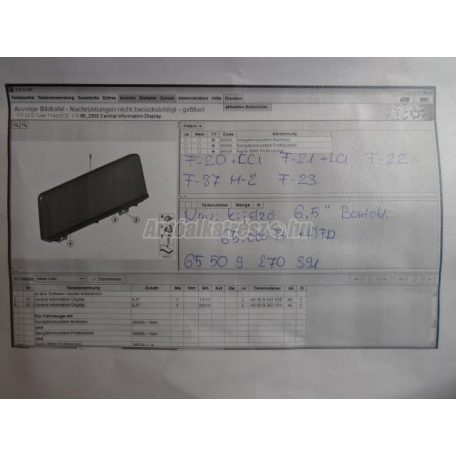 Fedélzeti monitor - bmw 1-es sorozat,2-es sorozat