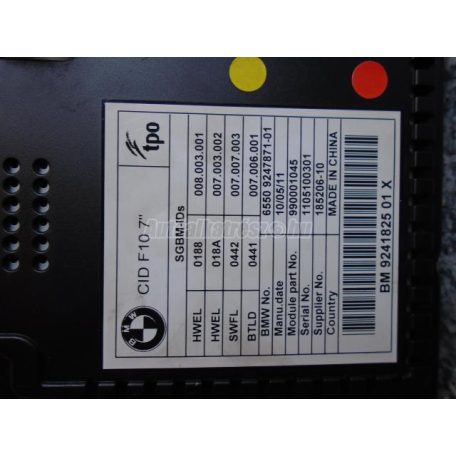 Fedélzeti monitor - bmw 5-ös sorozat