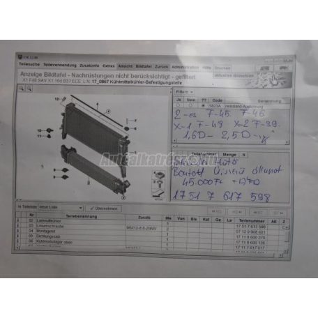 Intercooler hűtő - bmw 2-es sorozat,x1,x2