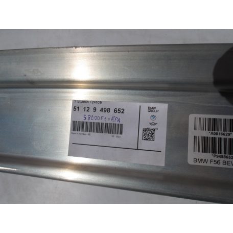 [GYÁRI ÚJ] MINI HÁTSÓ LÖKHÁRÍTÓ MEREVÍTŐ | COOPER F56 BEV +LCI / F57 BEV |  51 12 9498652