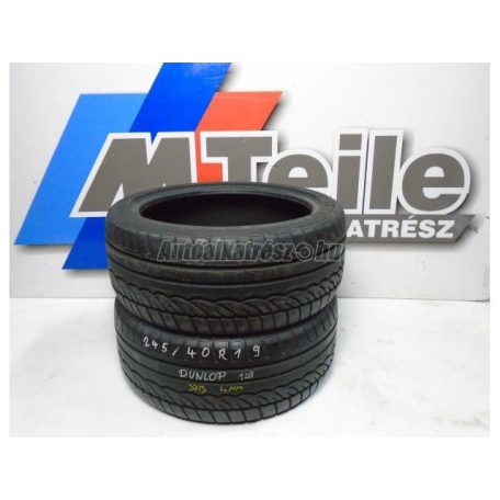 Dunlop sp sport 01 nyári 245/40r19 98 y tl 2013