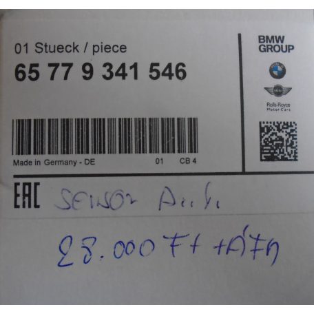 [GYÁRI ÚJ] BMW - LÉGZSÁK SZENZOR - 1 / 2 / 5 / 6 / 7 / 8 / X3 / X4 / X5 / X6 / X7 / Z4