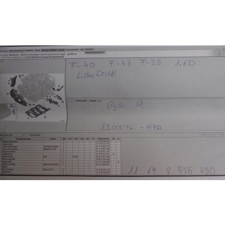 [GYÁRI ÚJ] BMW - LÁNCFEDÉL - 1-ES ; 2-ES ; X1 ; X2 / F40 ; F45 ACTIVE TOURER LCI ; F46 GRANTOURER LCI ; F48 + LCI  ; F39 - 1,6D 