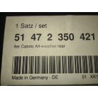 (GYÁRI ÚI ) BMW Hátsó gumiszőnyeg szett 4-es sorozat F33+LCI / F83 M4+LCI