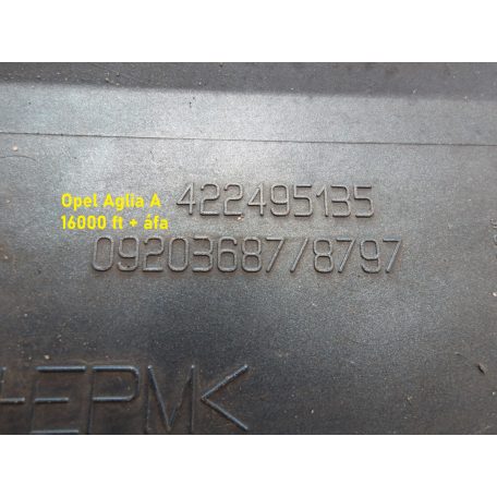 [GYÁRI BONTOTT OPEL HÁTSÓ LÖKHÁRÍTÓ | AGILA A | 422495135