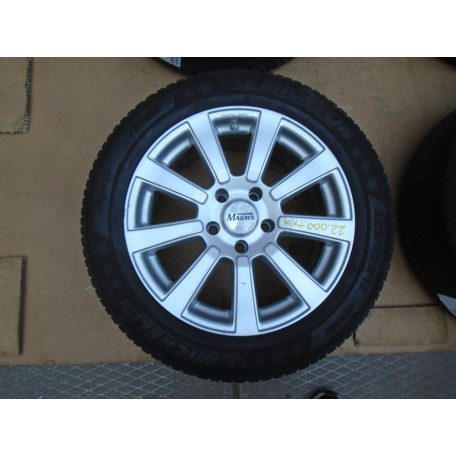ár/db! [UTÁN GYÁRTOTT HASZNÁLT] MAGMA Kronprinz -alufelni szett téli gumikkal - 225/55R17 - 97H - 4mm - dot: 2716 - ALPIN 5 - 