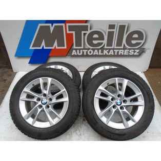   [GYÁRI HASZNÁLT] BMW alufelni téligumival Doppelspeiche 474 - ET:47, 7JX16 H2 / Contiental ContiWinterContact 195/65R16 92H, 1-es, F40, 2-es, F44 Grancoupé 