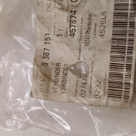 (GYÁRI ÚJ) BMW/MINI Csatlakozó 