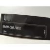   (GYÁRI ÚJ) BMW Öntapadós matrica "outer paint chili red"