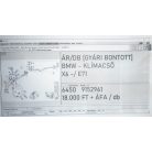 ÁR/DB [GYÁRI BONTOTT] BMW - KLÍMACSŐ - X6 -/ E71 35iX (N54) / -|64 50 9152961|