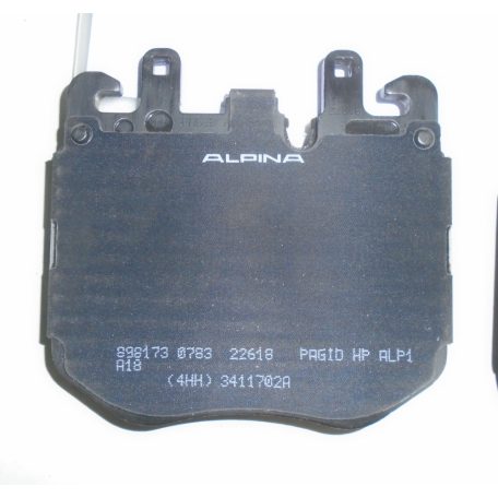 ÁR/SZETT [GYÁRI ÚJ] BMW - ALPINA ELSŐ FÉKBETÉT SZETT - 5-ÖS ; 7-ES ;  8-AS ; X5 ; X6 ; X7 /  G30 ; G31 ; G11 ; G12 ; G14; G15 ; G05 ; G06 ; G07 