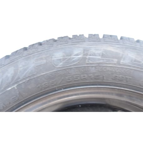 ÁR/DB[GYÁRI ÚJ] OPEL TÉLI SZETT CORSA E /KARL 6X15 ET50 4X100 LEMEZFELNI DÍSZTÁRCSÁVAL 185/55R15 DOT4318