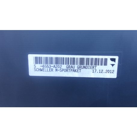 [GYÁRI ÚJ] BMW KÜSZÖB F10/F11 "M" JOBB/BAL OLDALI 8048685