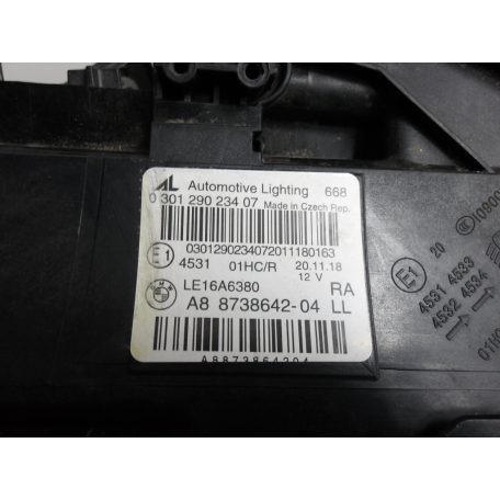 [GYÁRI BONTOTT] BMW JOBB OLDALI LED FÉNYSZÓRÓ |  2-ES F45 LCI | 8738642