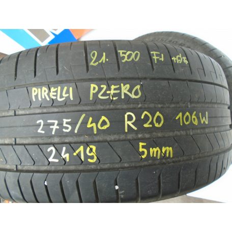 Pirelli 275/40 R20 106W  2419  5mm  