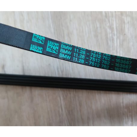 (GYÁRI ÚJ) BMW Hosszbordás szíj 3-as sorozat E46 / 5-ös sorozat E60 /E61 / 7-es sorozat E65/ / X3 E83 / X5 E53 / Z4 E85