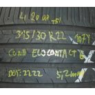 [GYÁRI BONTOTT] NYÁRI GUMI - 315 / 30 R22 - 107Y - CONTINENTAL CONTI ECOCONTACT 6 - DOT: 2222 ;  5,2mm 