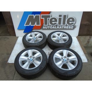   (GYÁRI HASZNÁLT) BMW -  Alufelni szett téli gumival 17" Sternspeiche 327 - Pirelli Sottozero 3- 225/55R17  ár/db!