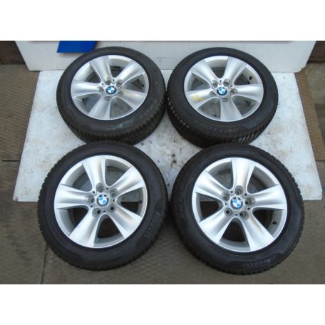 (GYÁRI HASZNÁLT) BMW -  Alufelni szett téli gumival 17" Sternspeiche 327 - Pirelli Sottozero 3- 225/55R17  ár/db!