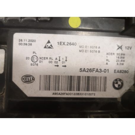 [GYÁRI JAVÍTOTT] BMW - BAL OLDALI LED FÉNYSZÓRÓ | G30 LCI / 5-ÖS | 5A26FA301