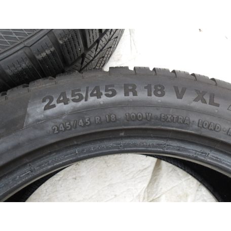 (2DB ÁR/DB)[GYÁRI ÚJSZERŰ] CONTINENTAL WINTERCONTACT T850P RSC/MO* | 245/45R18 100V DOT: 3118 | 6.2MM