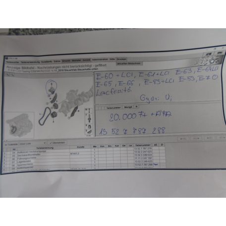 [GYÁRI ÚJ] BMW - Láncfeszítő / E60+LCI , E61+LCI, E63, E64+LCI, E65, E66, E83+LCI , E53, E70, 