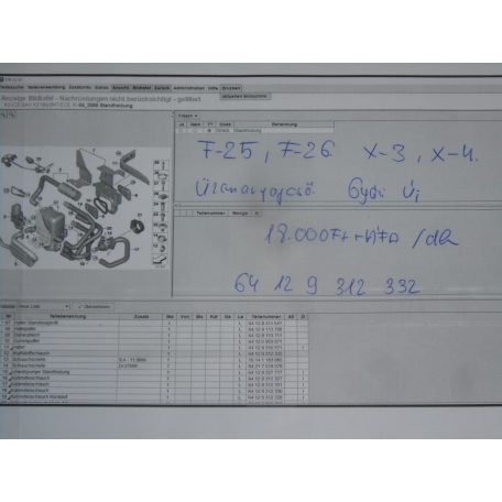 ÁR/DB! [GYÁRI ÚJ] BMW - ÜZEMANYAGCSŐ - X3 ; X4 / F25 ; F26 - 64129312332