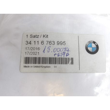 [GYÁRI ÚJ] BMW FÉKNYEREG DUGGATYÚ PORVÉDŐ | 1-ES / 3-AS / 5-ÖS / 6-OS / 7-ES / X1 /  X5 / X6 | 34 11 6763995