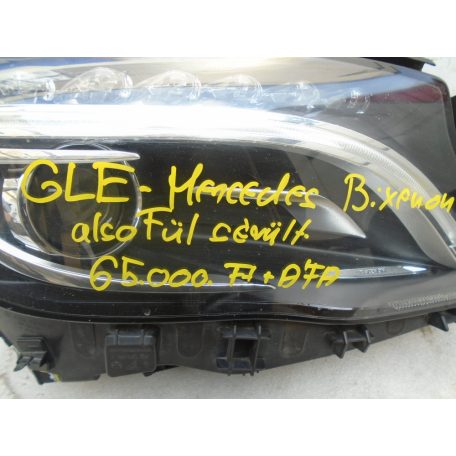 [GYÁRI HASZNÁLT] MERCEDES-BENZ GLE class - Jobb oldali Bi-Xenon Fényszóró - Alsó fül sérült!