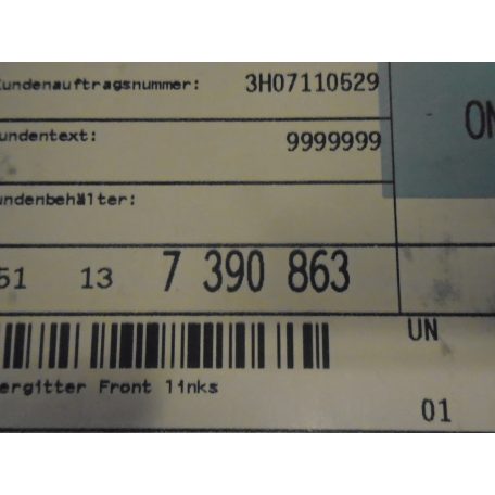 ÁR / DB [GYÁRI ÚJ] BMW - VESE | G30, G31 | BAL JOBB OLDALI | 7390864; 7390863