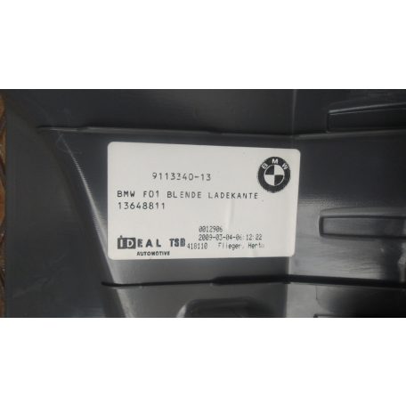 [GYÁRI BONTOTT] BMW F01  HÁTSÓ LÖKHÁRÍTÓ TARTÓ 9113340