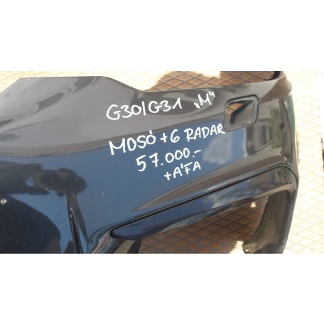  [GYÁRI BONTOTT] BMW G30/31 M MOSÓ+6 RADAR ELSŐ LÖKHÁRÍTÓ