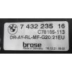  [GYÁRI ÚJ] BMW - ABLAKEMELŐ SZERKEZET , BAL HÁTSÓ - 3-AS ; M3 / G20+LCI ; G21 + LCI ; G80 ; G81 