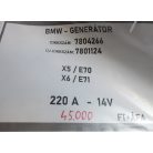 [GYÁRI BONTOTT] BMW - GENERÁTOR - 220A - 14V - X5 ; X6 / E70 ; E71 - CIKKSZÁM: 7804266 , ÚJ CIKKSZÁM: 7801124