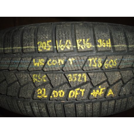 1db! [ÚJ] Téli gumi - 205/60R16 - 96H - Continental ContiWinterContact - TS806S RSC Defekttűrő - Dot: 3521