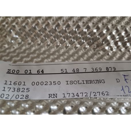 (GYÁRI ÚJ) BMW Hőszigetelés hátsó lökhárító 2-es sorozat F45