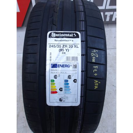 [GYÁRI ÚJ] 1 DB NYÁRI GUMI - 245 / 35 ZR 20 XL 95 Y  - CONTINENTAL - SPORTCONTACT 6 - 