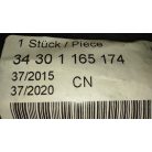 (GYÁRI ÚJ) BMW Fékcső hátsó 3-as sorozat E46