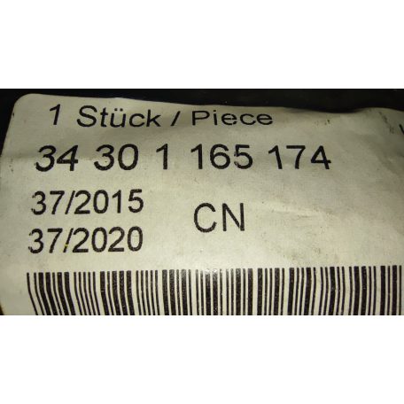 (GYÁRI ÚJ) BMW Fékcső hátsó 3-as sorozat E46