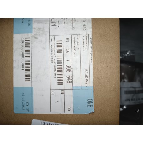 (GYÁRI ÚJ) BMW Visszapillantó tükör burkolat 5-ös sorozat F10 LCI / F11 LCI / 6-os sorozat F12 LCI / F13 LCI / 7-es sorozat F01 LCI / F02 LCI