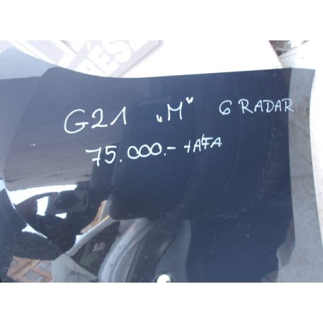 [GYÁRI BONTOTT] BMW HÁTSÓ LÖKHÁRÍTÓ ("M" ; 6 RADAROS) | 3-AS G21  | szürke