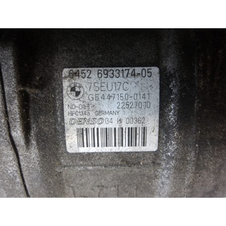 [GYÁRI BONTOTT] BMW - KLÍMAKOMPRESSZOR - 3-AS; 5-ÖS; 6-OS - CIKKSZÁM: 9180550 -