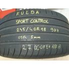 [GYÁRI BONTOTT] FULDA - SPORT CONTROL | 245/40R18 | 97Y | 0514 | 5mm 