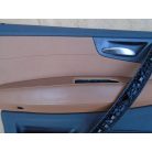 [GYÁRI  HASZNÁLT] BMW - Ajtókárpit - BAL ELSŐ - X3 , E83 (Barna bőr) 