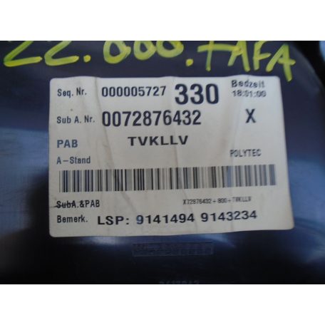 [GYÁRI  HASZNÁLT] BMW - Ajtókárpit - BAL ELSŐ - X3 , E83 (Barna bőr) 