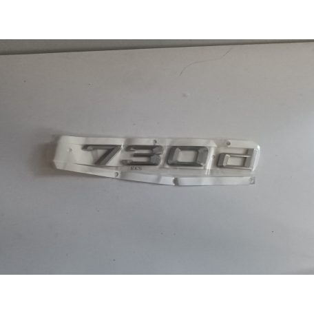 (GYÁRI ÚJ) BMW Öntapadós matrica "730 d" 7-es sorozat E65