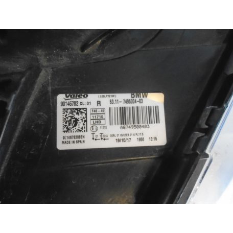 ÁR / DB [GYÁRI BONTOTT] BMW - LED FÉNYSZÓRÓ | BAL, JOBB OLDALI | F48 / X1 | 