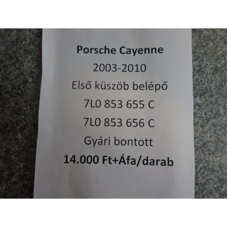 Porsche Cayenne - Első küszöb belépő (2003-2010) 