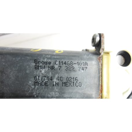 [GYÁRI BONTOTT] BMW BAL OLDALI ABLAKEMELŐMOTOR | X3 F25 / X4 26 / X5 F15 / X6 F16 | 67 62 7322747